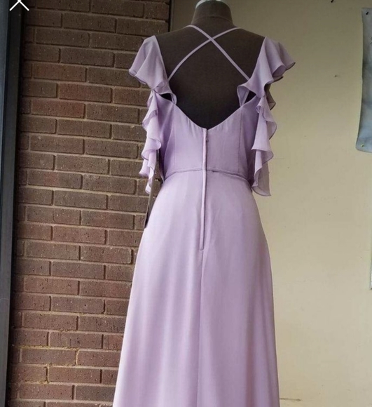 Morí Lee French lilac Dress (size 10) - Picture 2 of 6